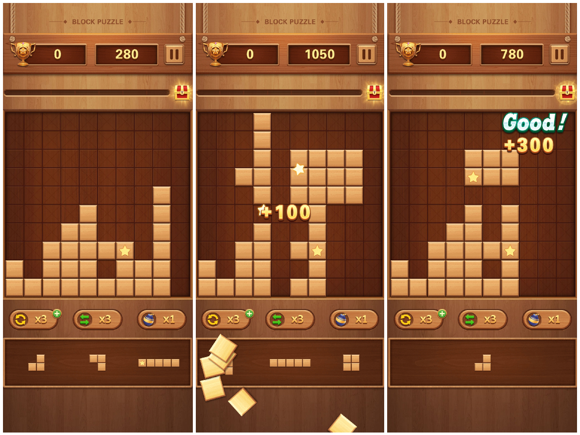 wood block classic block puzzle game